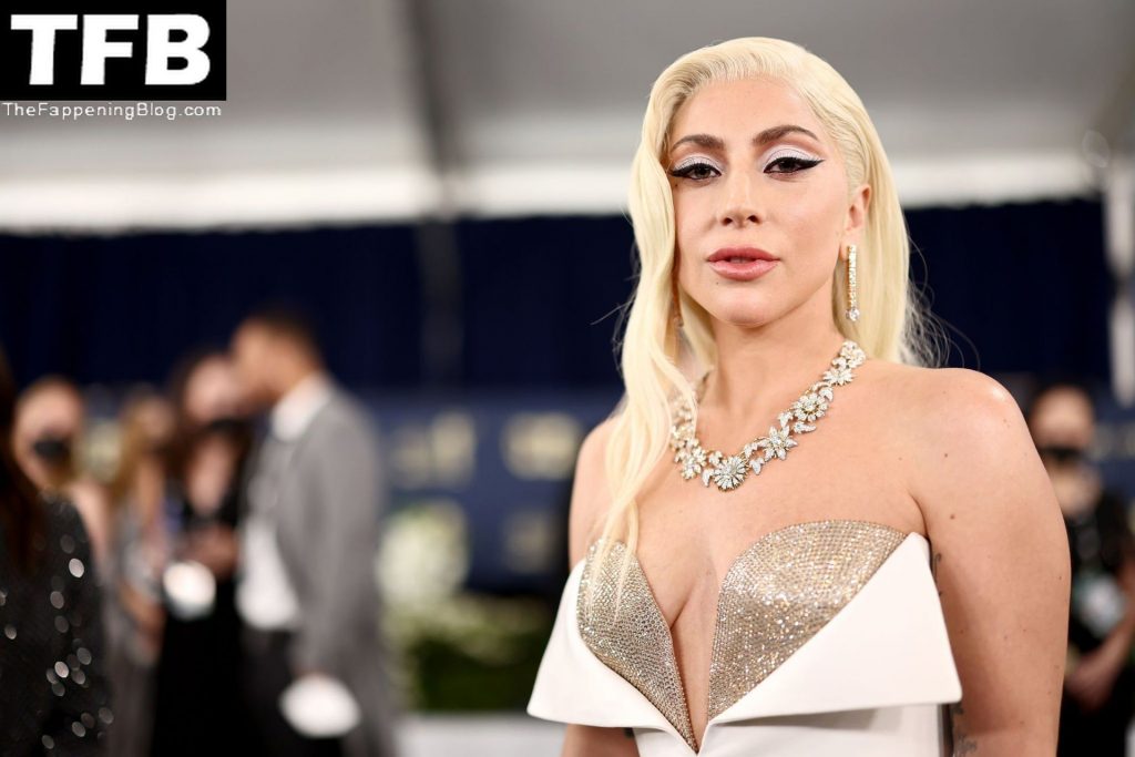 Lady Gaga Sexy The Fappening Blog 49 1024x683 - Lady Gaga Flaunts Her Tits at the 28th Annual Screen Actors Guild Awards (70 Photos)