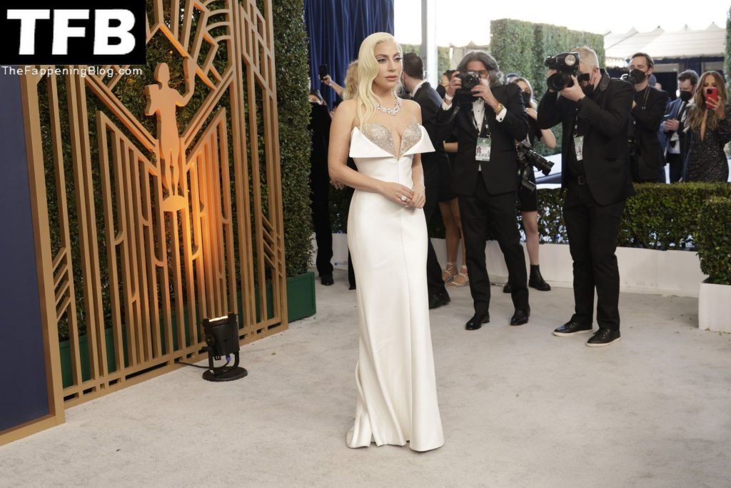 Lady Gaga Sexy The Fappening Blog 55 1024x683 - Lady Gaga Flaunts Her Tits at the 28th Annual Screen Actors Guild Awards (70 Photos)