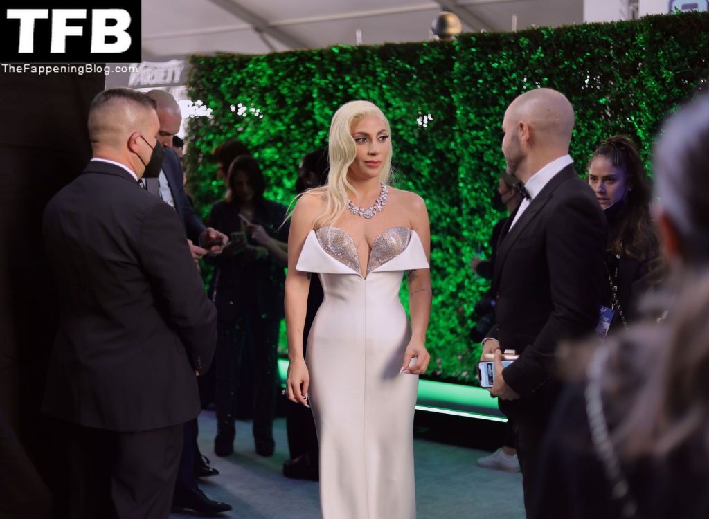 Lady Gaga Sexy The Fappening Blog 57 1024x750 - Lady Gaga Flaunts Her Tits at the 28th Annual Screen Actors Guild Awards (70 Photos)