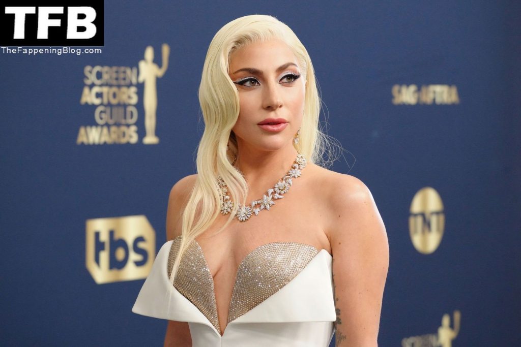 Lady Gaga Sexy The Fappening Blog 59 1024x683 - Lady Gaga Flaunts Her Tits at the 28th Annual Screen Actors Guild Awards (70 Photos)