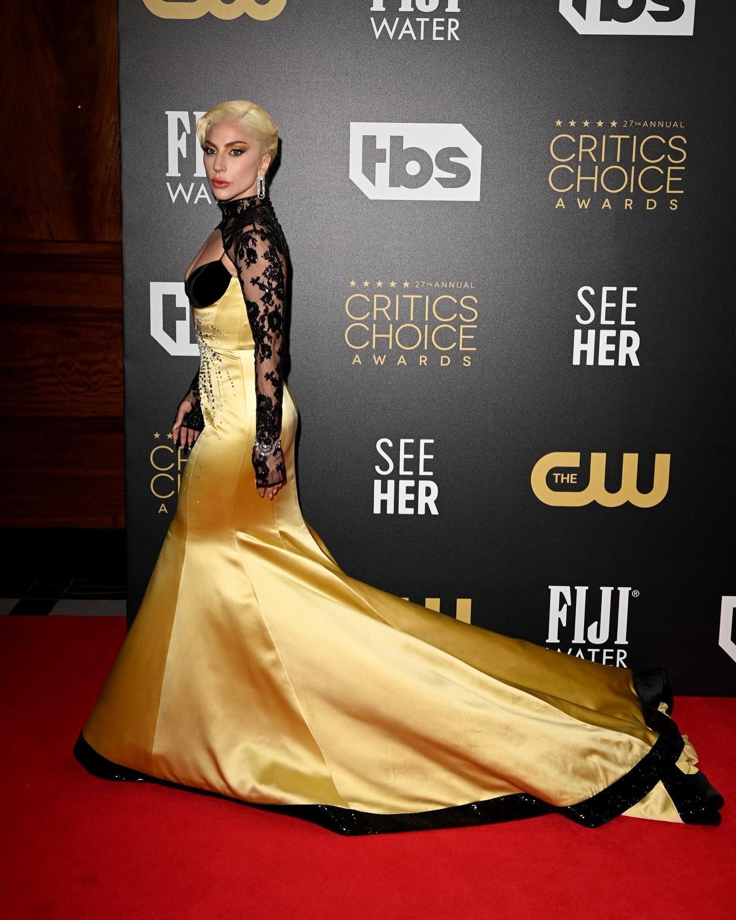 Lady Gaga Tits TheFappening.Pro 1 - Lady Gaga Big Tits At The Critics Choice Awards (7 Photos)