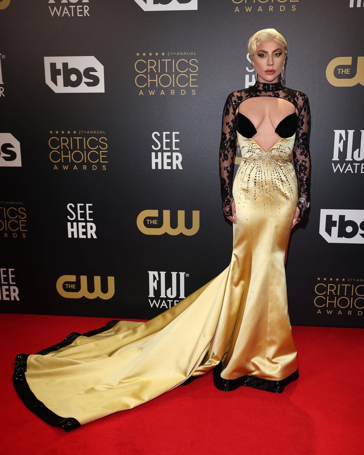 Lady Gaga Tits TheFappening.Pro 3 - Lady Gaga Big Tits At The Critics Choice Awards (7 Photos)