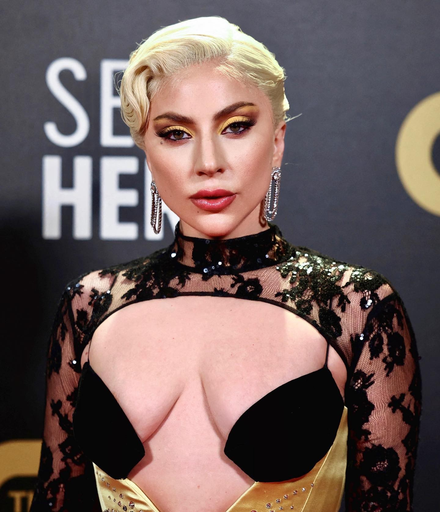 Lady Gaga Tits TheFappening.Pro 6 - Lady Gaga Big Tits At The Critics Choice Awards (7 Photos)