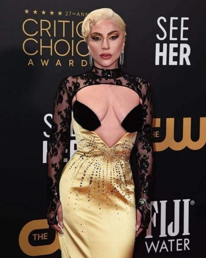 Lady Gaga Tits TheFappening.Pro 7 - Lady Gaga Big Tits At The Critics Choice Awards (7 Photos)