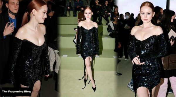Madelaine Petsch Sexy Boobs and Legs 1 thefappeningblog.com  1024x568 600x333 - Madelaine Petsch Shows Off Her Nice Cleavage During Paris Fashion Week (47 Photos)