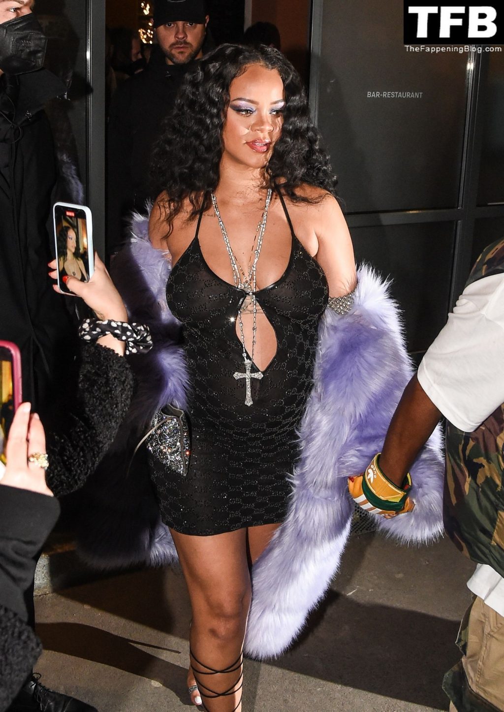 Rihanna See Through Nude The Fappening Blog 31 1024x1446 - Pregnant Rihanna Flashes Her Nude Tits in a See-Through Dress in Milan (51 Photos)