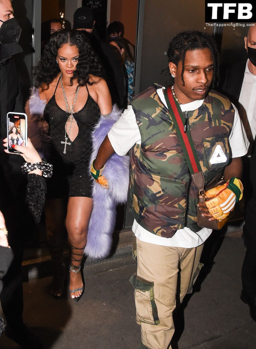 Rihanna See Through Nude The Fappening Blog 36 1024x1397 - Pregnant Rihanna Flashes Her Nude Tits in a See-Through Dress in Milan (51 Photos)