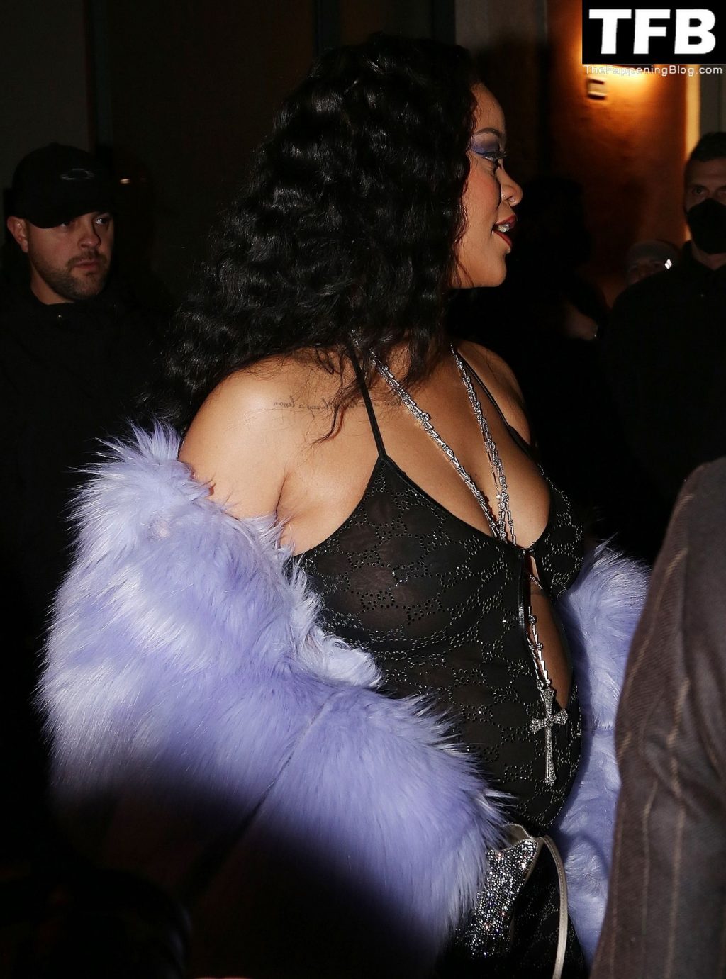 Rihanna See Through Nude The Fappening Blog 49 1024x1381 - Pregnant Rihanna Flashes Her Nude Tits in a See-Through Dress in Milan (51 Photos)