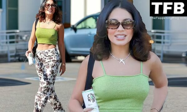 Vanessa Hudgens Sexy Braless Breasts 1 1 thefappeningblog.com  1024x615 600x360 - Braless Vanessa Hudgens Films a Promo Video For Her Beverage Company Cali Water in Beverly Hills (37 Photos)